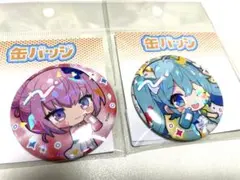 初音ミク　巡音ルカ　ホログラム缶バッジペンキverマジカルミライ2025 eeo