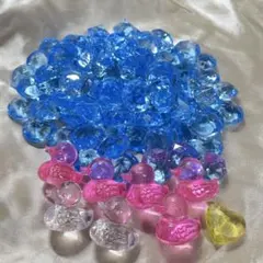 多色プラスチック宝石型パーツ クレーンゲーム ディスプレイ