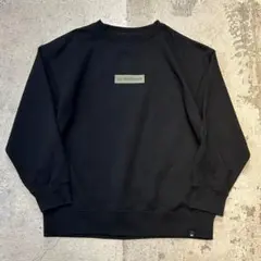 古着 Quiksilver クイックシルバー トレーナー 黒 M スウェット