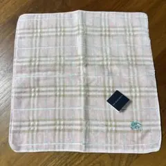 BURBERRY チェック柄タオルハンカチ