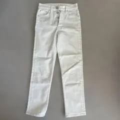セール！MOTHER ホワイト ストレートデニムパンツ⭐︎23インチ