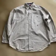 TOMMY HILFIGER ストライプ 長袖シャツ L