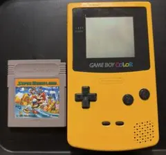 Nintendo ゲームボーイカラー イエロー +スーパーマリオランドカセット付