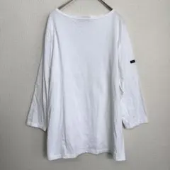 SAINT JAMES 七分袖Tシャツ 白 サイズS〜M　C196