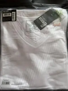 Razer ホワイト Vネック Tシャツ