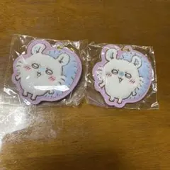 ちいかわ もこもこサガラ刺繍キーホルダー モモンガ　２個セット　姉妹　ペア
