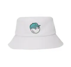 malbon マルボン バケットハット ゴルフキャップ 帽子 ホワイト