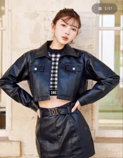 Darich レザーショートジャケット