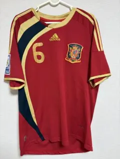 adidas スペイン代表 イニエスタ NO.6 2010 W杯モデル