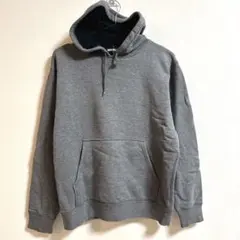 美品✨ユニクロ　スウェットプルパーカー　フード付　グレー　S 無地　シンプル