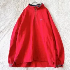 Nike　ハーフジップトレーナー　90s　スウェット　y2k　綿　ゆったり大きめ