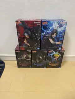 NARUTO フィギュア サスケ　イタチ　ナルト　我愛羅　5体セット