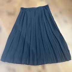 ブラック プリーツスカート　綺麗め　サイズLL