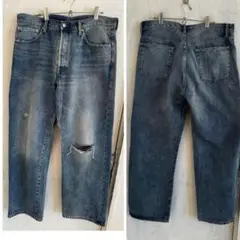 未使用保管品GAP '90s LOOSE 36インチルーズフィットデニムパンツ