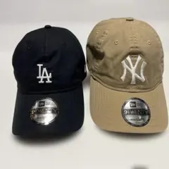 NEW ERA ニューエラADJUSTABLE LA／NYキャップ2セット