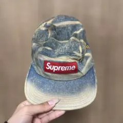 Supreme Denim Camp Cap デニム キャップ　BLEACHED SUPREME - DENIM CAMP CAP BLEACHED – HOMEGAME TOKYO
