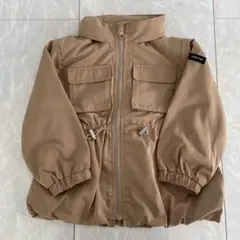 プティマイン　キッズブルゾン　ベージュ　100cm