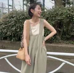 CLANE HIGH WAIST SUSPENDER PANTSのサムネイル