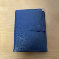 abrAsus アブラサス 小さい財布 三つ折り財布 ネイビー 紫 - メルカリ