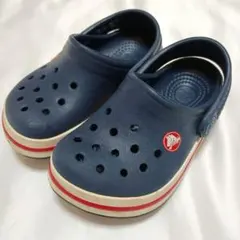 Crocs クロックス ベビーサンダル ネイビー C4 C5 4C5