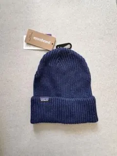 patagonia ネイビー ニット帽　ユニセックス