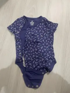 babyGAP ロンパース 半袖 花柄 くまデザイン
