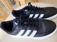 adidas ブラック/ホワイト スニーカーHP9425☆27.5cm　幅狭め