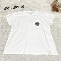 s3465【ブルーブルーエ】半袖 カットソー Tシャツ ウォンバット シンプルのサムネイル