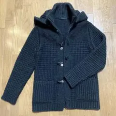 VNECK ヴィネック　イタリア製　ニットダッフルコート　サイズ48