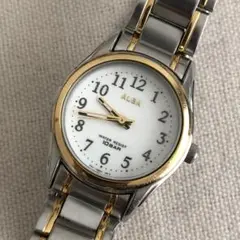 《中古》SEIKO ALBA レディース　クォーツ　腕時計　V501-0BR0