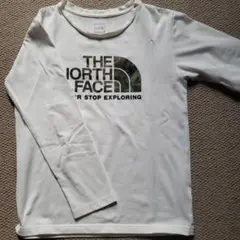 THE NORTH FACE ホワイト ロングスリーブ 長袖Tシャツ　150