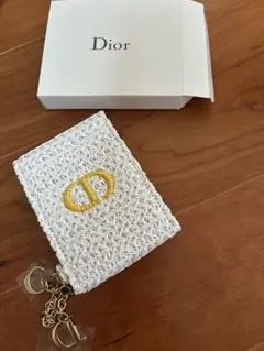 Dior ノベルティ　2026.5 ミラー ホワイト 編み込みデザイン
