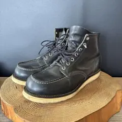 RED WING 9075 モックトゥ 26cm US8D ブラック 黒 - メルカリ