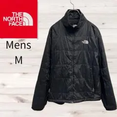 67　【人気】ノースフェイス　中綿ダウンジャケット　メンズM　ブラック　黒