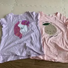 H&M キッズ Tシャツ 2枚セット スパンコールのサムネイル