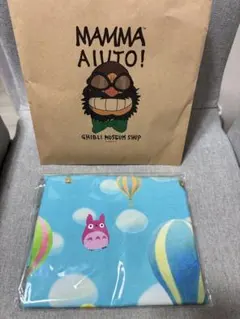 三鷹の森ジブリ美術館限定　トートバック　ムゼオトトロ　壁紙気球柄