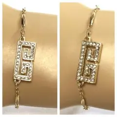 レアデザイン　ジバンシー　ビンテージ　Gマーク　ブレス　ブレスレット