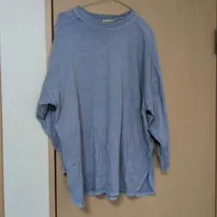 サマンサモスモス　スウェット　ブルー　ゆったり