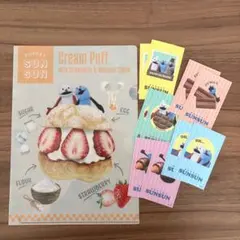 パペットスンスン クリアファイル＋ステッカー 全5種×2 セブンイレブン