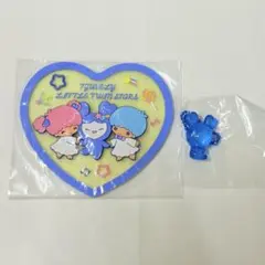 TWICE【ツウィ】サンリオ　キキララ　クリアラバーコースター & グミチャーム