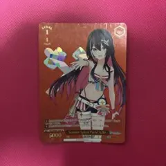 ヴァイス 戦争ごっこ　狂三　sp 金箔押し ヴァイスシュヴァルツ 戦争ごっこ 狂三 SP サイン - メルカリ