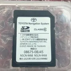 トヨタ純正 カーナビ用SDカード 08675-0BJ45 2025年秋版 トヨタ純正 カーナビ地図SDカード 2025年秋版 08675-0BJ45 - メルカリ