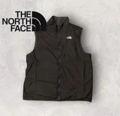 【ザ・ノースフェイス】リバーシブルベスト　ナイロン　フリース　XL 刺繍ロゴ