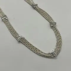 Tiffany & Co. 40ロウレッドラインメッシュネックレス 925 希少 - メルカリ