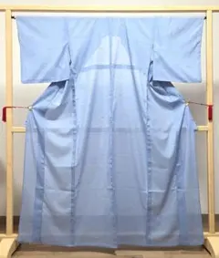 ◇2667◇夏着物 縦絽 うすもの 正絹絽 小紋 流水に蜻蛉 単衣 身丈156