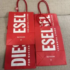 赤色 DIESEL ショッパー