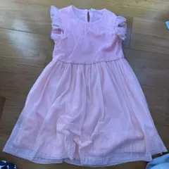 Angel Love ピンク フリル袖 ワンピース 130