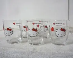 非売品　新品　未使用　サンリオ　ハローキティ　コップ　グラス　５脚セット