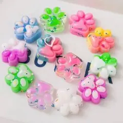 肉球 スクイーズ もちもち ぷにぷに カラフル 5個セット