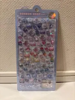 匿名即日発送【なないろボンボンmini】ボンボンドロップシール